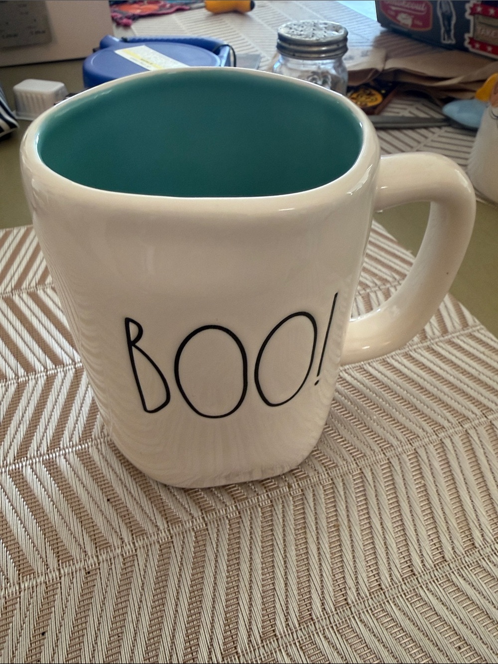 Rae Dunn Disney Pixar Mug ~ Monsters Inc ‘BOO’